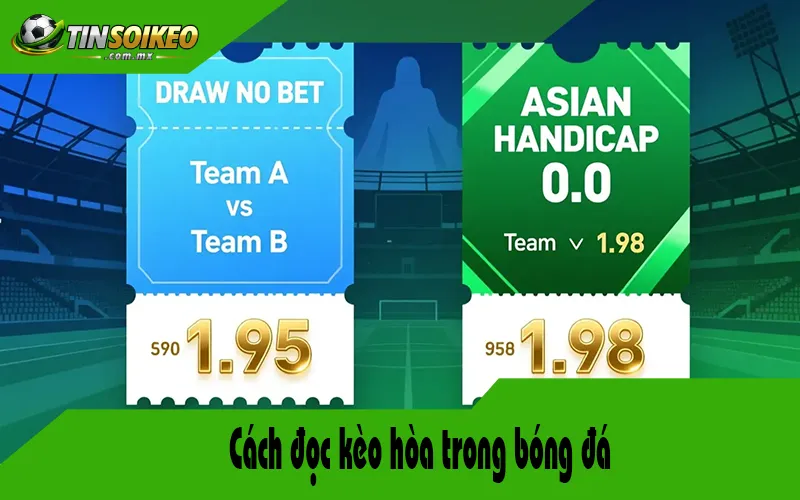 Cách đọc kèo hòa trong bóng đá